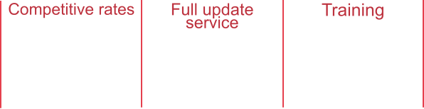 Competitive rates My business rates are competitive even if at first glance some of them may seem a bit high Full update service I monitor and keep track of the work I do and offer a low cost update service. Training If you training as I offer a low level training service to aid in further education.