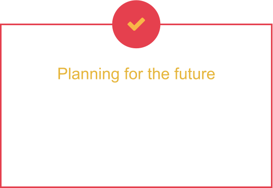 Planning for the future There should always be a vision for the fututre, a vision to expand. My business is no different and I always welcome the input.  If you wish to contact me in order to share any ideas you may have then please do so as I am always ready to hear what you have to say.