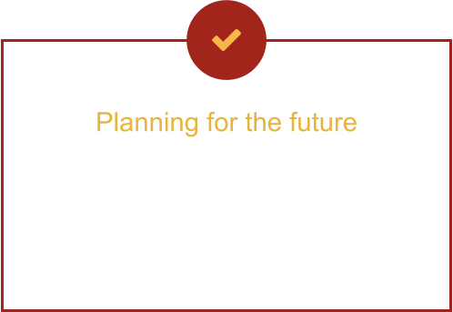 Planning for the future There should always be a vision for the fututre, a vision to expand. My business is no different and I always welcome the input.  If you wish to contact me in order to share any ideas you may have then please do so as I am always ready to hear what you have to say.